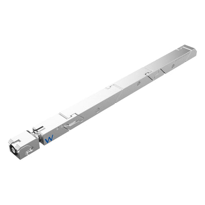 SW7-475-250-300 High Force #8 Wedgelock, segmented long rectulangular hardware component, Clear Chemical Film Finish