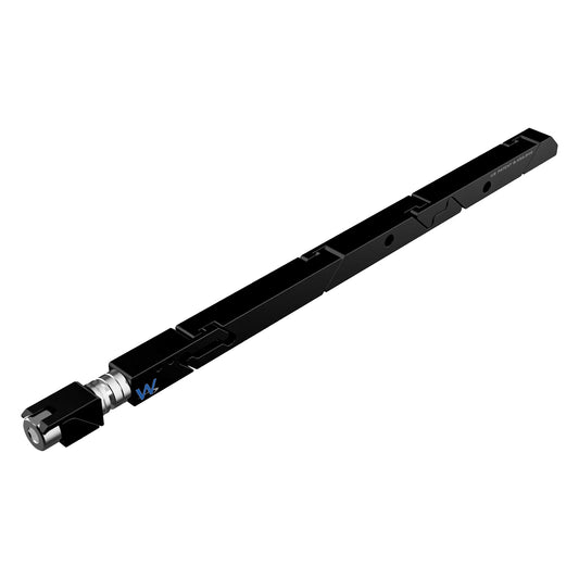 SW7-48-225-225 High Force Belleville Wedgelock, segmented long rectulangular hardware component, Black Anodized Finish